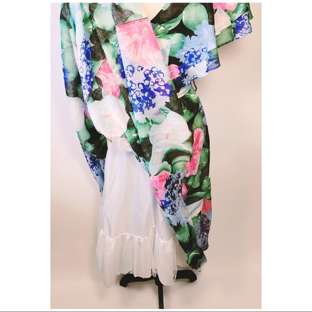 Act 1 Vintage 1980’s Floral Summer Dress - image 6